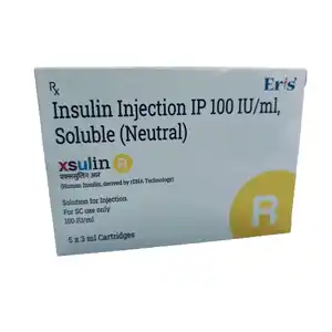 Xsulin R 속효형 인슐린 3ml x 5  카트리지