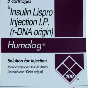 HUMalog 초속형 인슐린 3ml x 5 카트리지